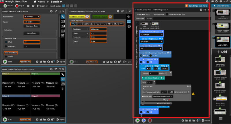 Pathwave_BenchVue_Test_Flow_功能