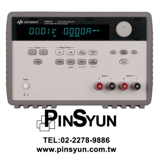 Keysight_E3647A_60W_電源供應器>