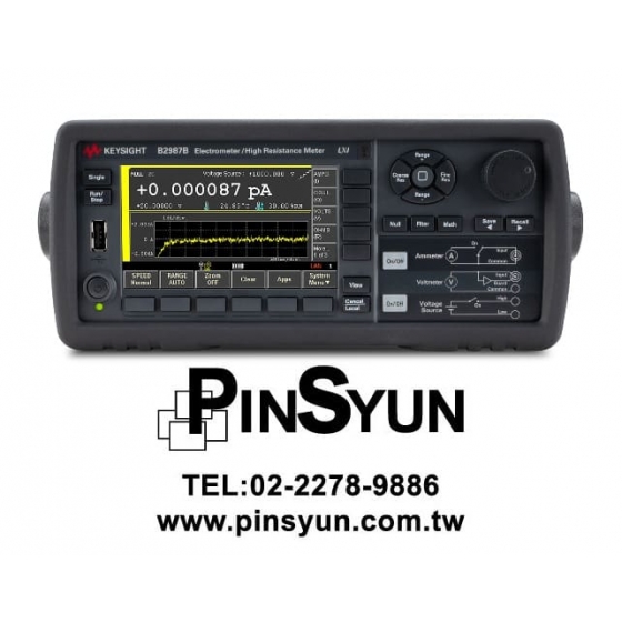 Keysight_B2987B_靜電錶_高阻計>